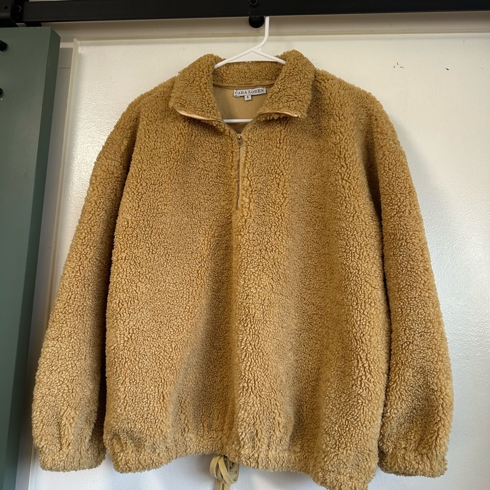 Cozy Tan Teddy Jacket